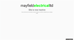 Desktop Screenshot of mayfieldelectrical.co.uk